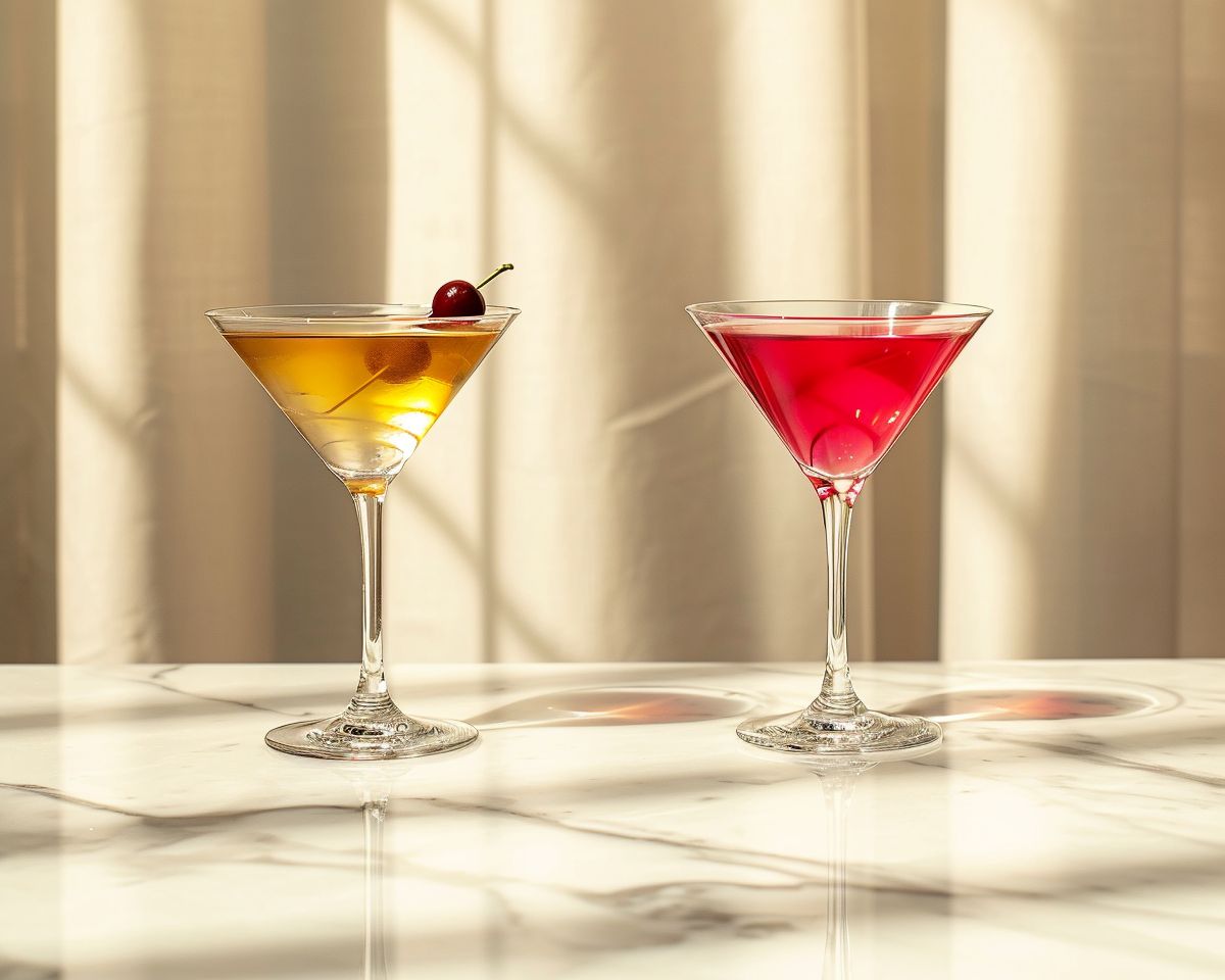Classic Martini vs Cosmopolitan: The Ultimate Cocktail Showdown