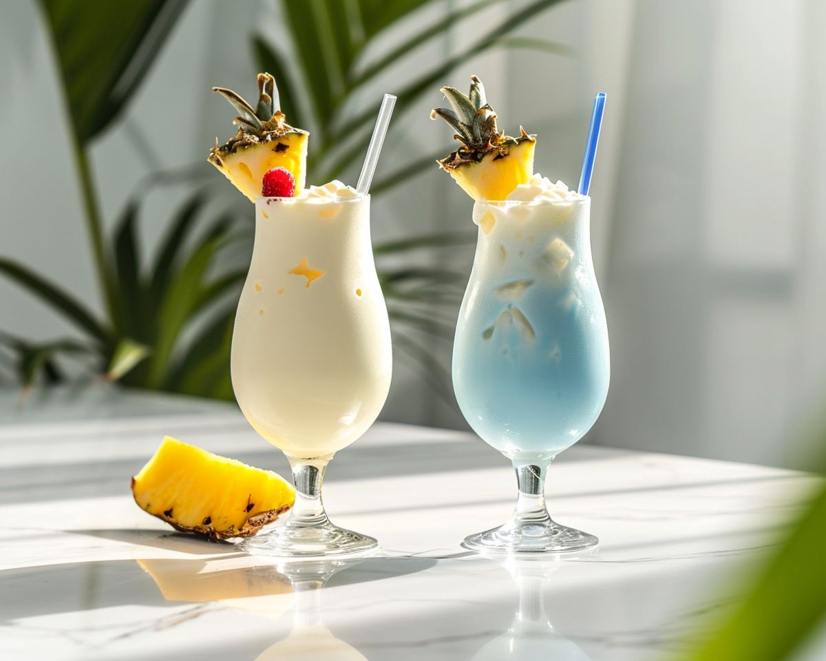 Piña Colada vs Blue Hawaiian: Tropical Duel of Delights